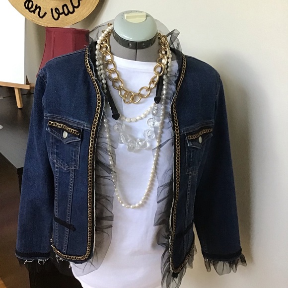 chanel jeans jacket